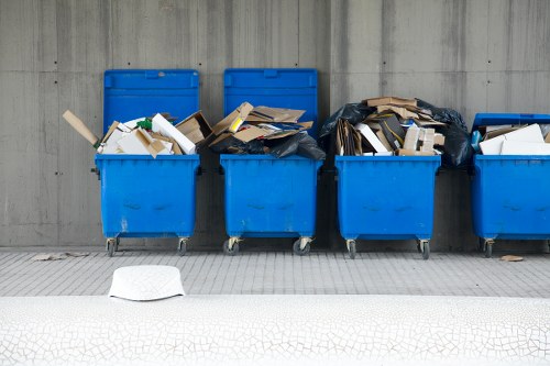 Professional house clearance team at work in North West London