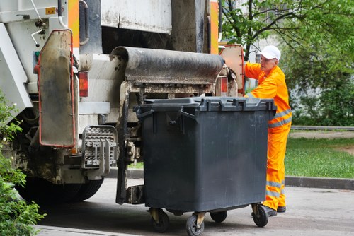 Commercial area waste disposal